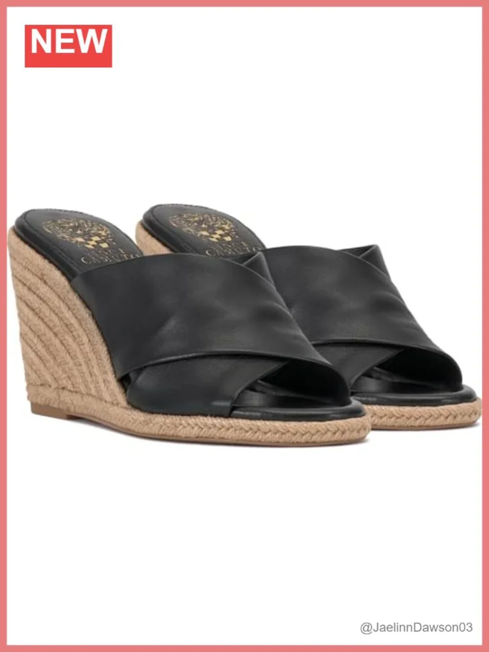Leather Espadrille Wedge Sandals Open Toe Slingback Heels